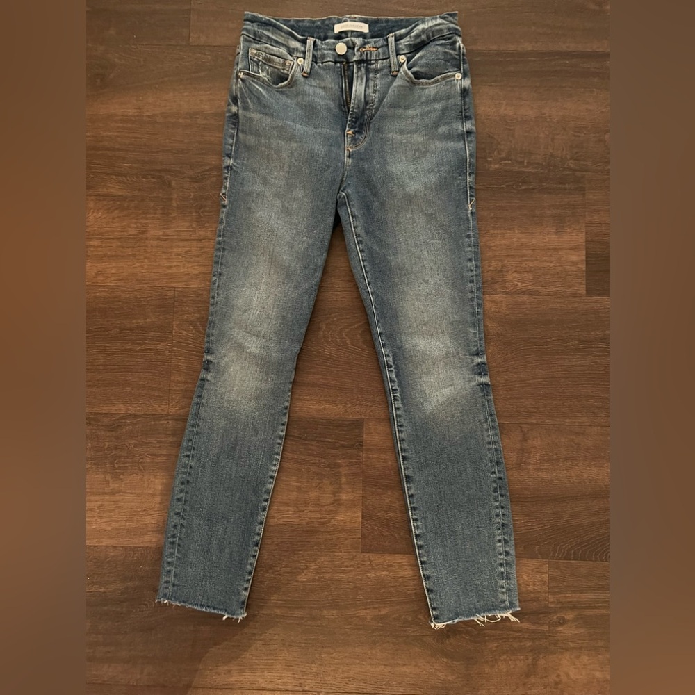 Good American good legs cropped jeans